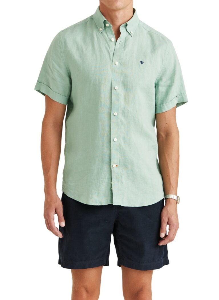 801501-douglas-linen-ss-shirt-classic-fit-70-green-1