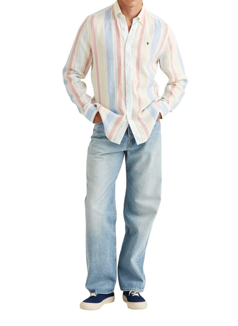 801728-happy-linen-stripe-shirt-classic-fit-10-yellow-2