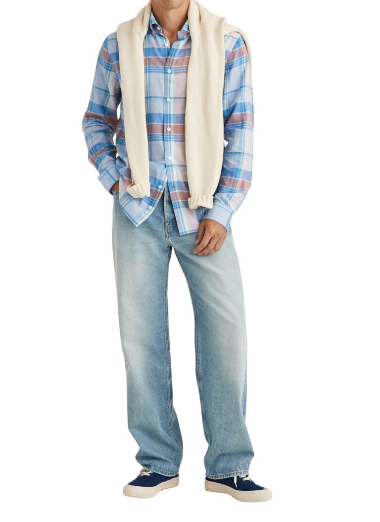 801730-happy-linen-check-shirt-classic-fit-55-light-blue-2