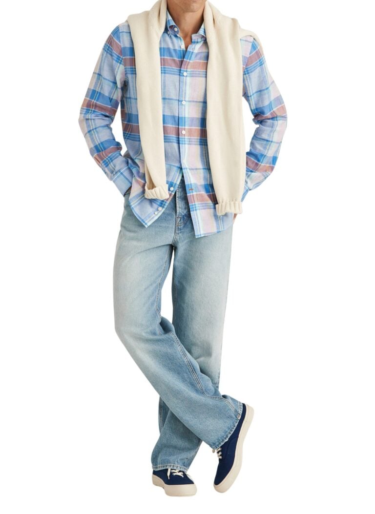801730-happy-linen-check-shirt-classic-fit-55-light-blue-extra-1