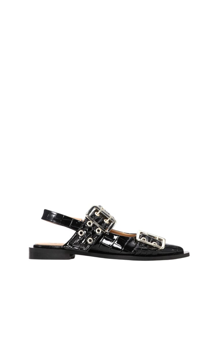 ganni-croco-patent-feminine-buckle-ballerinas-–-sort