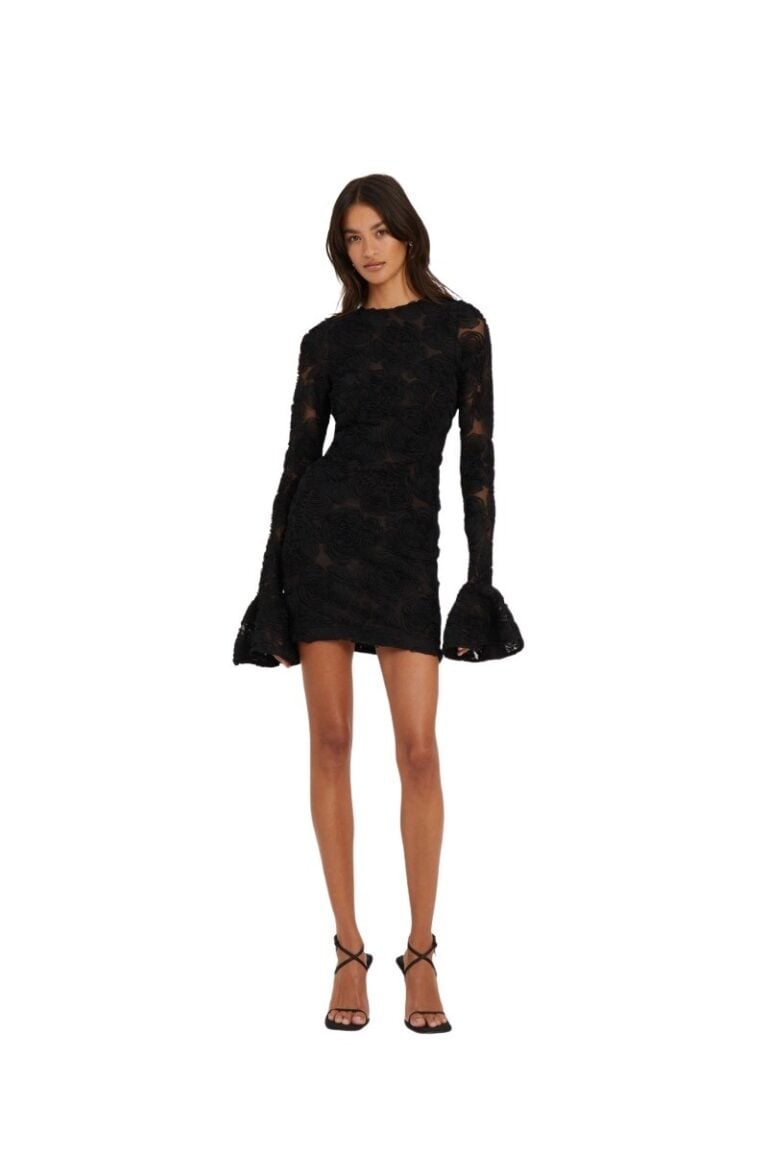 280524_rotate_ecom_113613100_black_flower_mesh_mini_dress_model_1_0449