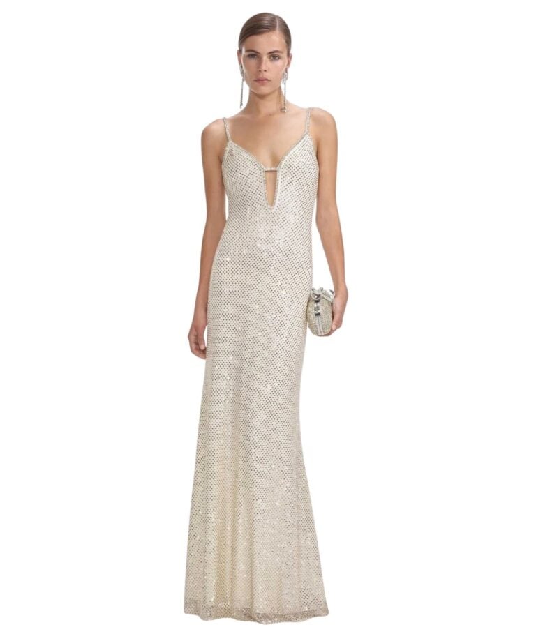 cream-square-rhinestone-fishnet-maxi-dress-front