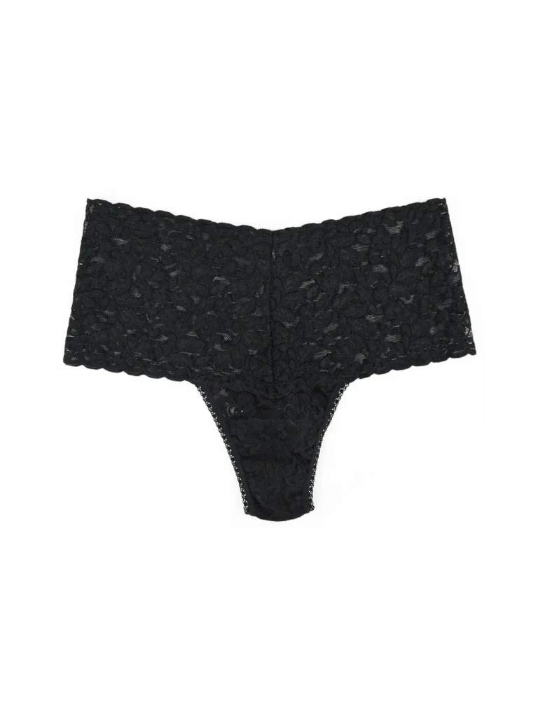 Hanky-Panky-Retro-Lace-Thong-Black-View-2