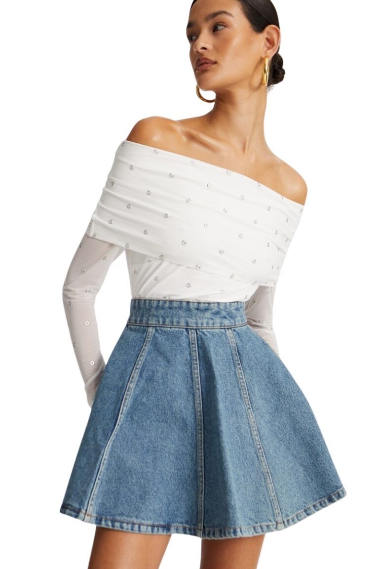 rotate_pf25_111124_114258400_bright_white_off_shoulder_top_model__1_1140783054_vintage_blue_denim_denim_mini_skirt_model__1_1096_lr_1