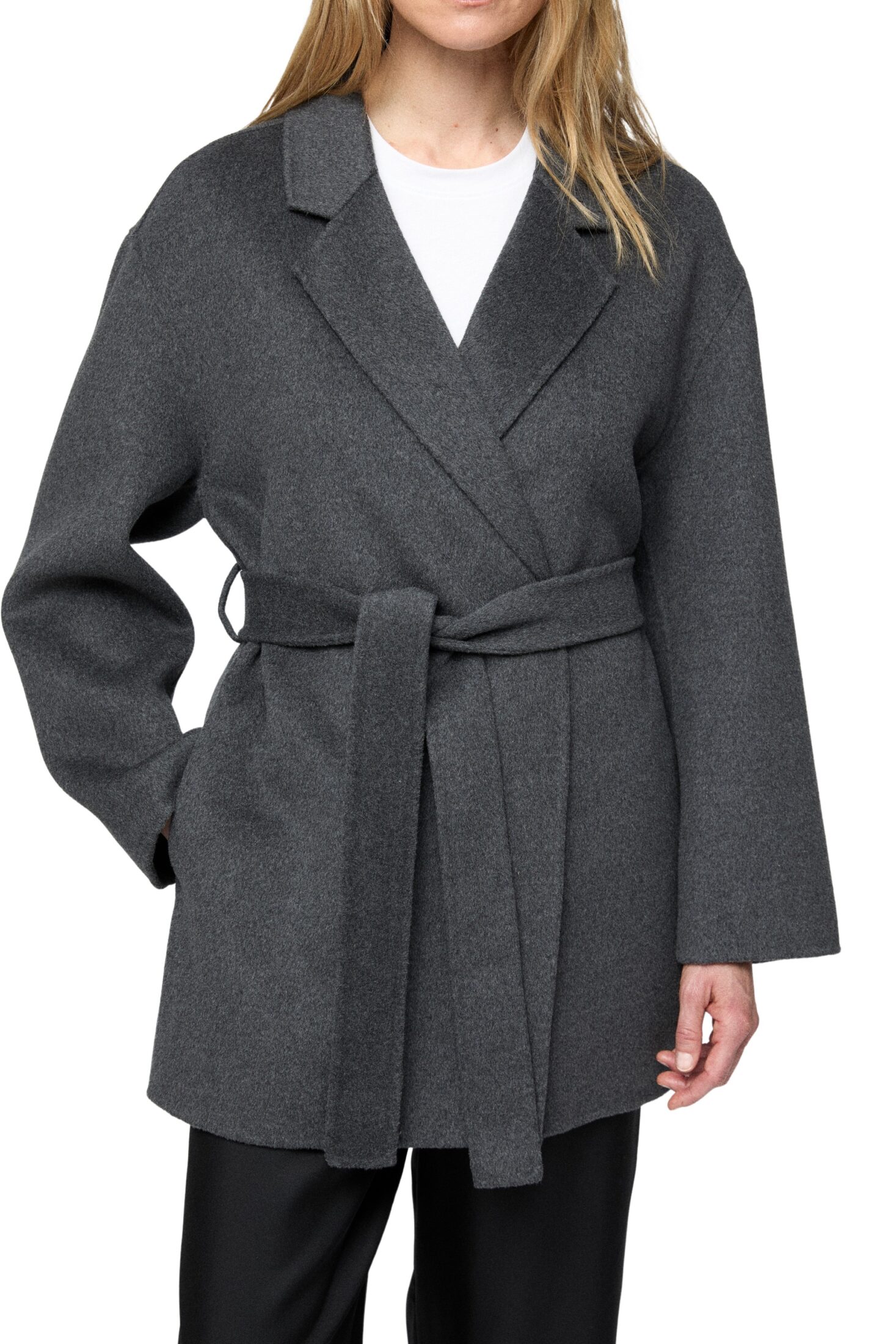 fwss_fall_2025_campaign_trine_hisdal_double_wrap_jacket_charcoal_grey. fwss_fall_2025_campaign_trine_hisdal_double_wrap_jacket_charcoal_grey.-