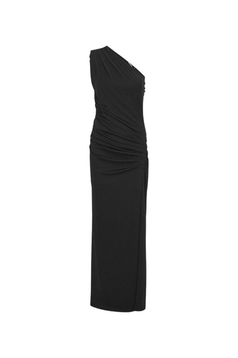 rotate_114719100_black_1_draped-one-shoulder-dress_lr