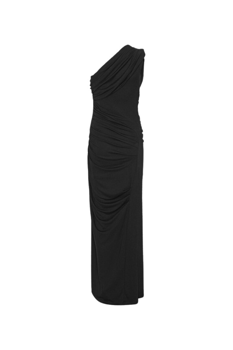 rotate_114719100_black_2_draped-one-shoulder-dress_lr