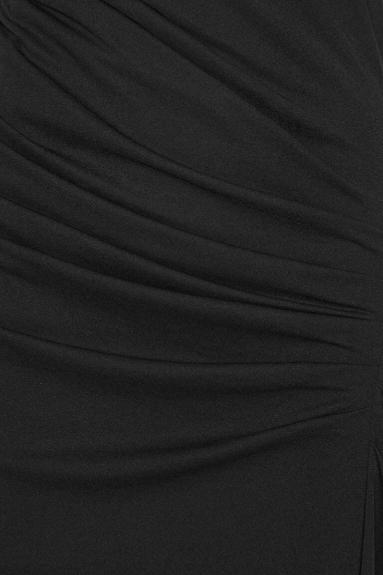 rotate_114719100_black_3_draped-one-shoulder-dress_lr