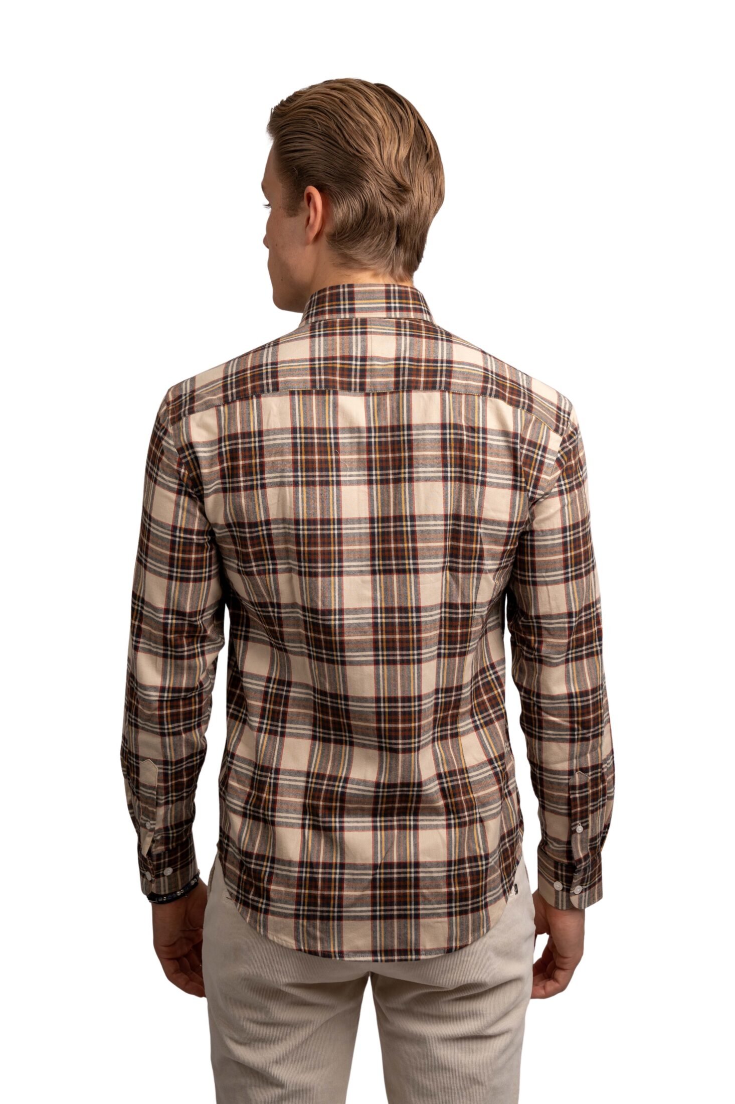 the gilli check flannel shirt sand 3 the-gilli-check-flannel-shirt-sand-3
