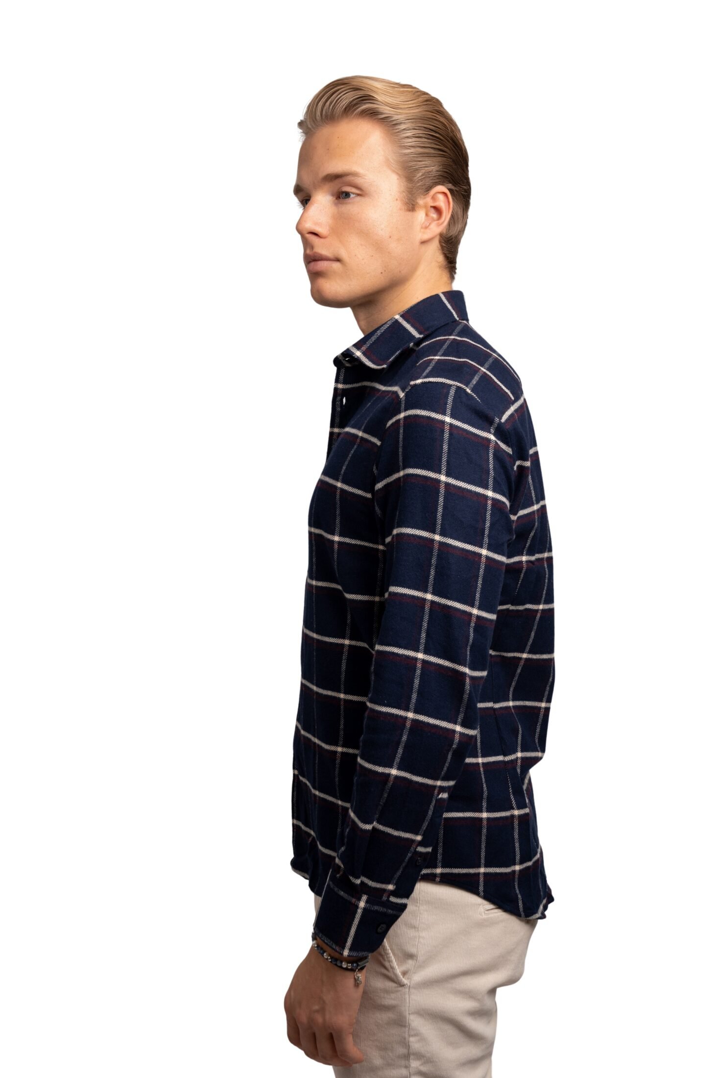 the gilli check heavy flannel shirt navy 2 the-gilli-check-heavy-flannel-shirt-navy-2
