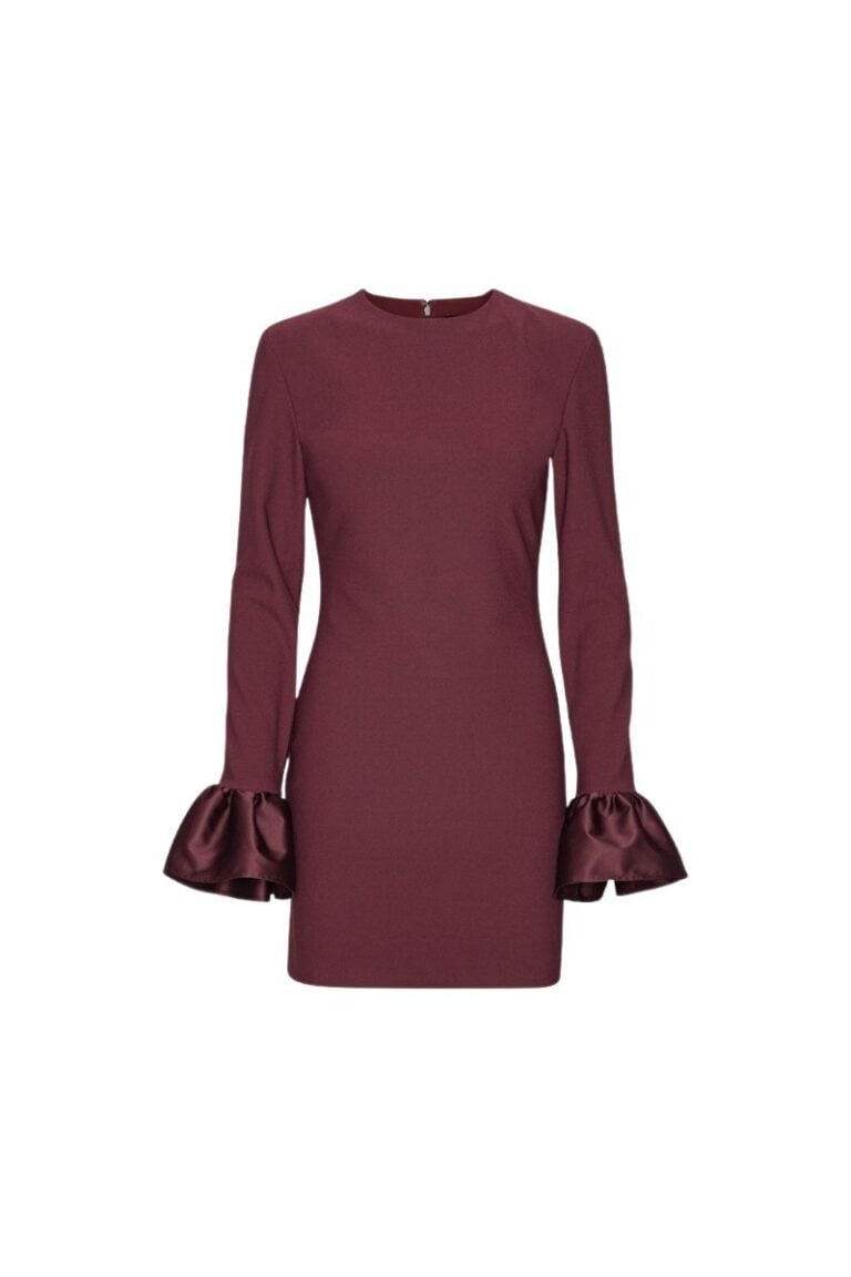 rotate_1148632734_zinfandel_1_bell-sleeved-mini-dress_lr