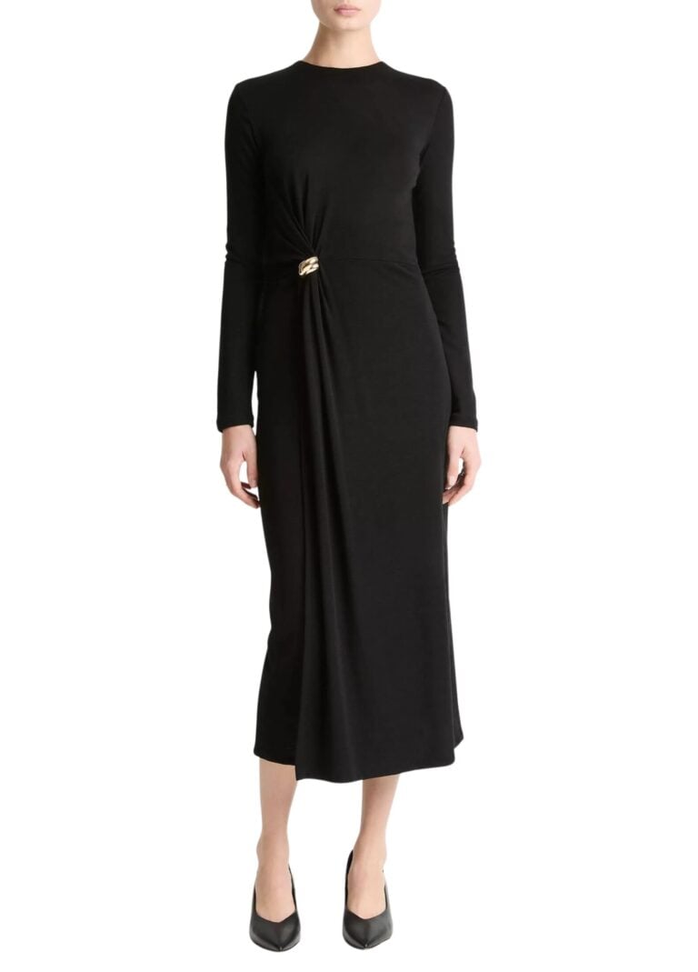 cinched-waist-wool-blend-long-sleeve-dress-001blk