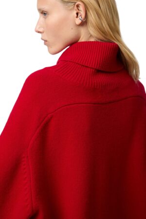 fwss_winter_2025_campaign_trine_hisdal_issa_turtleneck_crimson_red