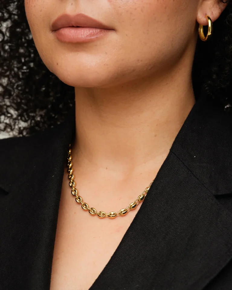 BillieHalskjedeMediumForgyldtModel24x5