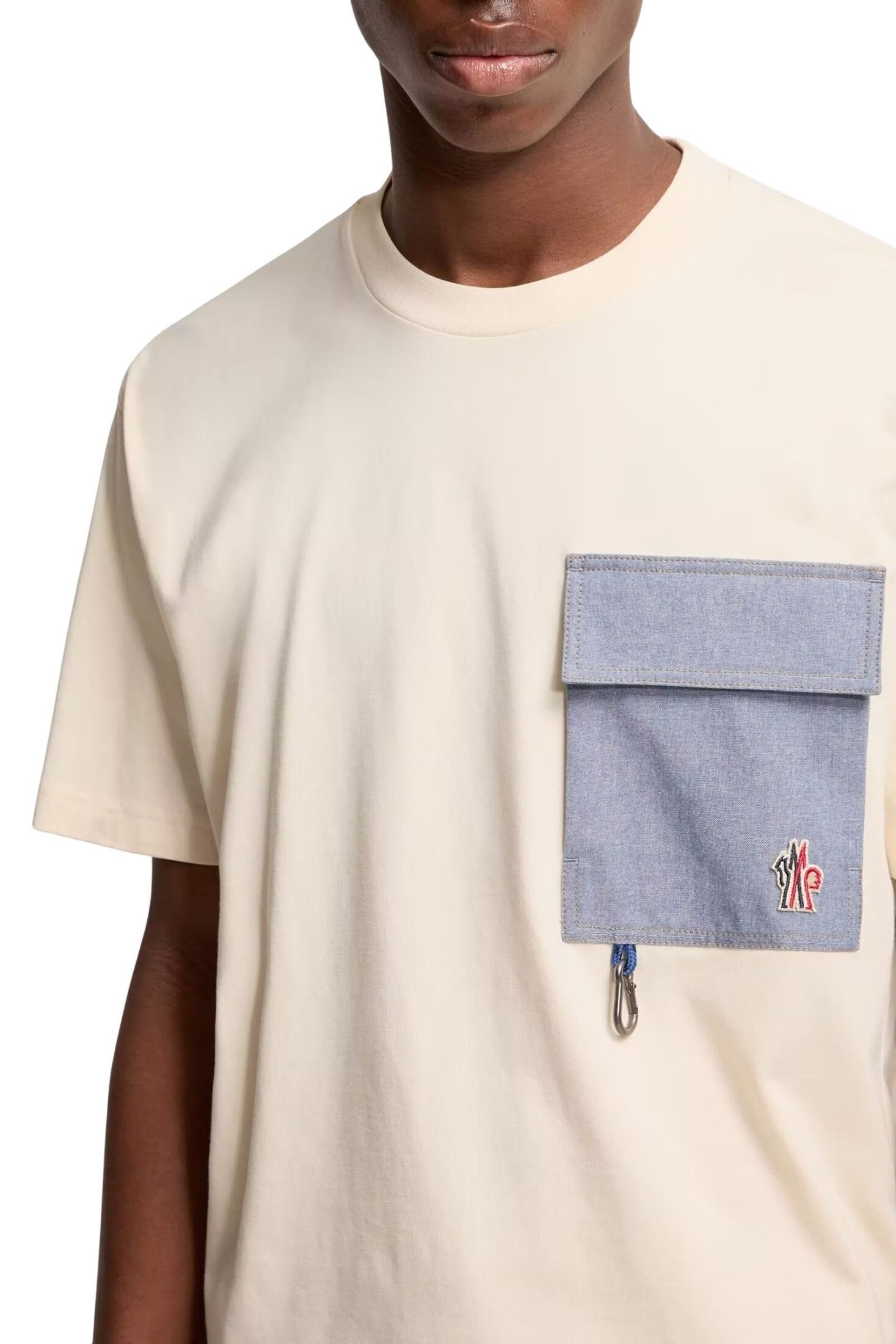 cotton-blend-t-shirt-with-denim-pocket-men-white-ivory-moncler-5 cotton-blend-t-shirt-with-denim-pocket-men-white-ivory-moncler-5