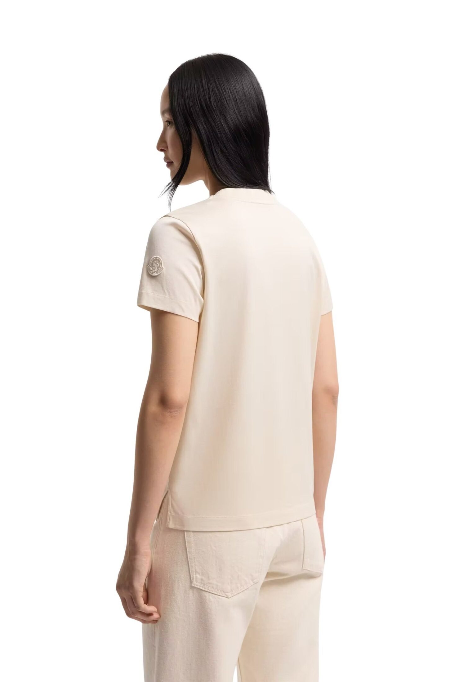 cotton-t-shirt-with-mock-pockets-women-white-ivory-moncler-4 cotton-t-shirt-with-mock-pockets-women-white-ivory-moncler-4
