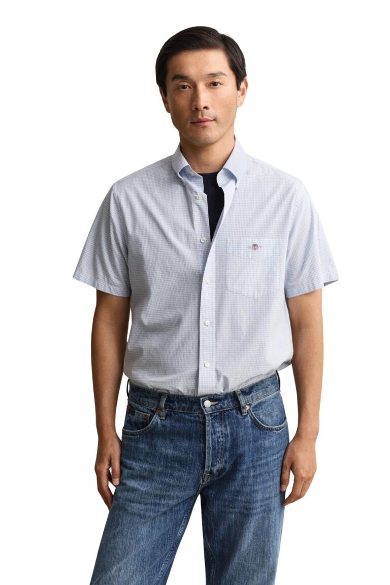 0082118_gingham-classic-poplin-kortermet-skjorte