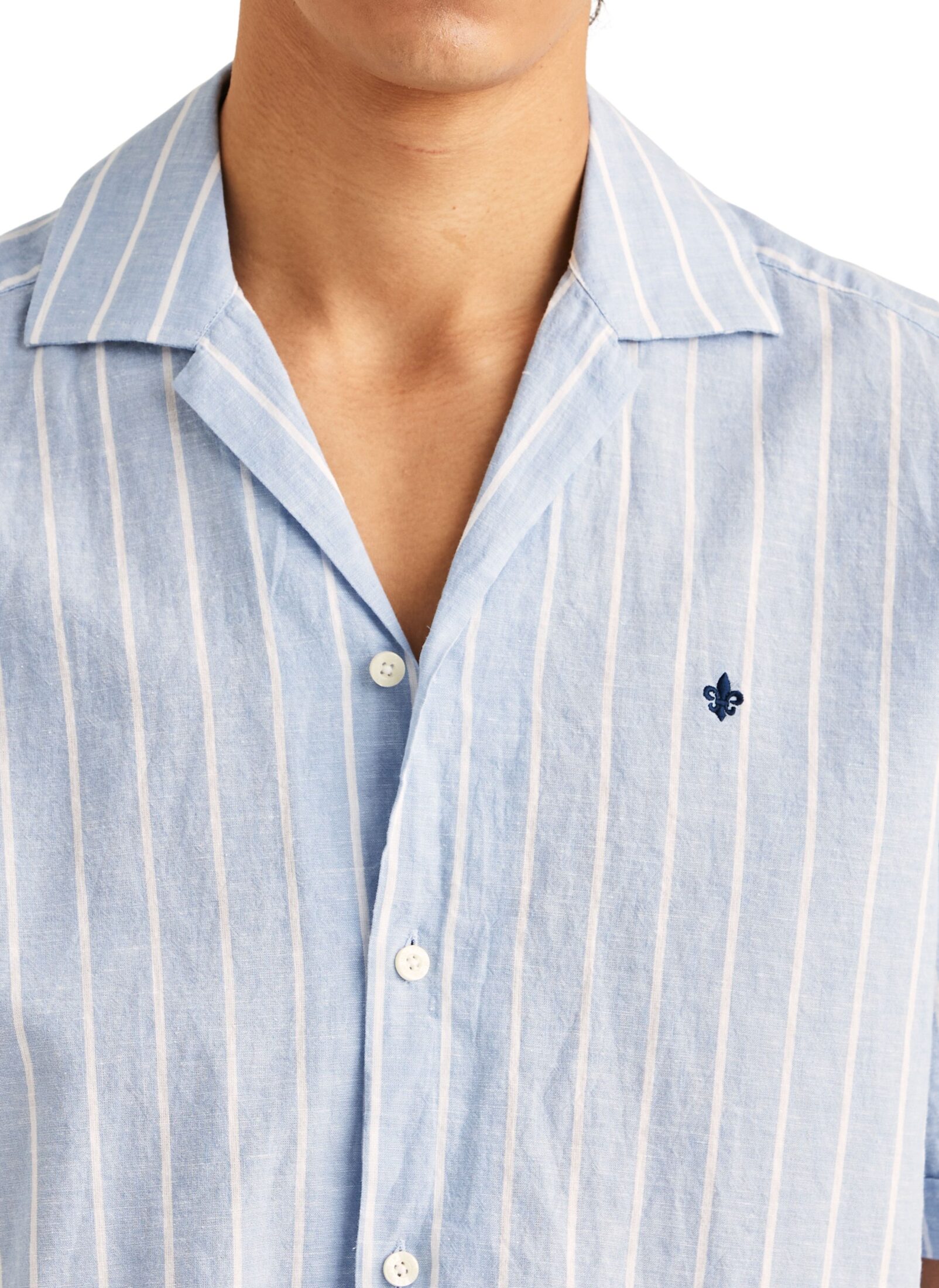 801784 resort linen ss shirt-classic fit 55 light blue 4 801784-resort-linen-ss-shirt-classic-fit-55-light-blue-4