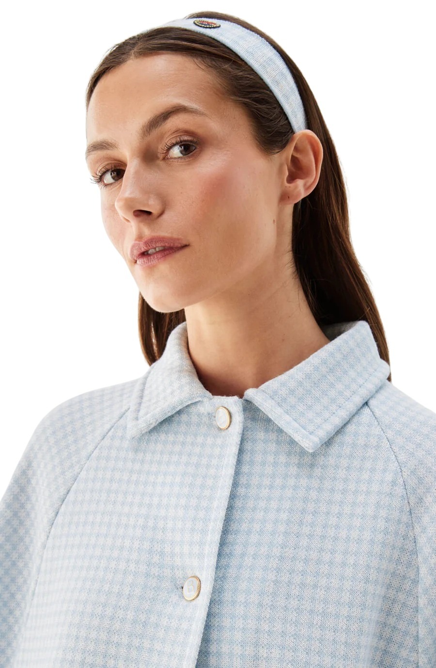 amelie_cape_pepita_ice_blue_close_up amelie_cape_pepita_ice_blue_close_up