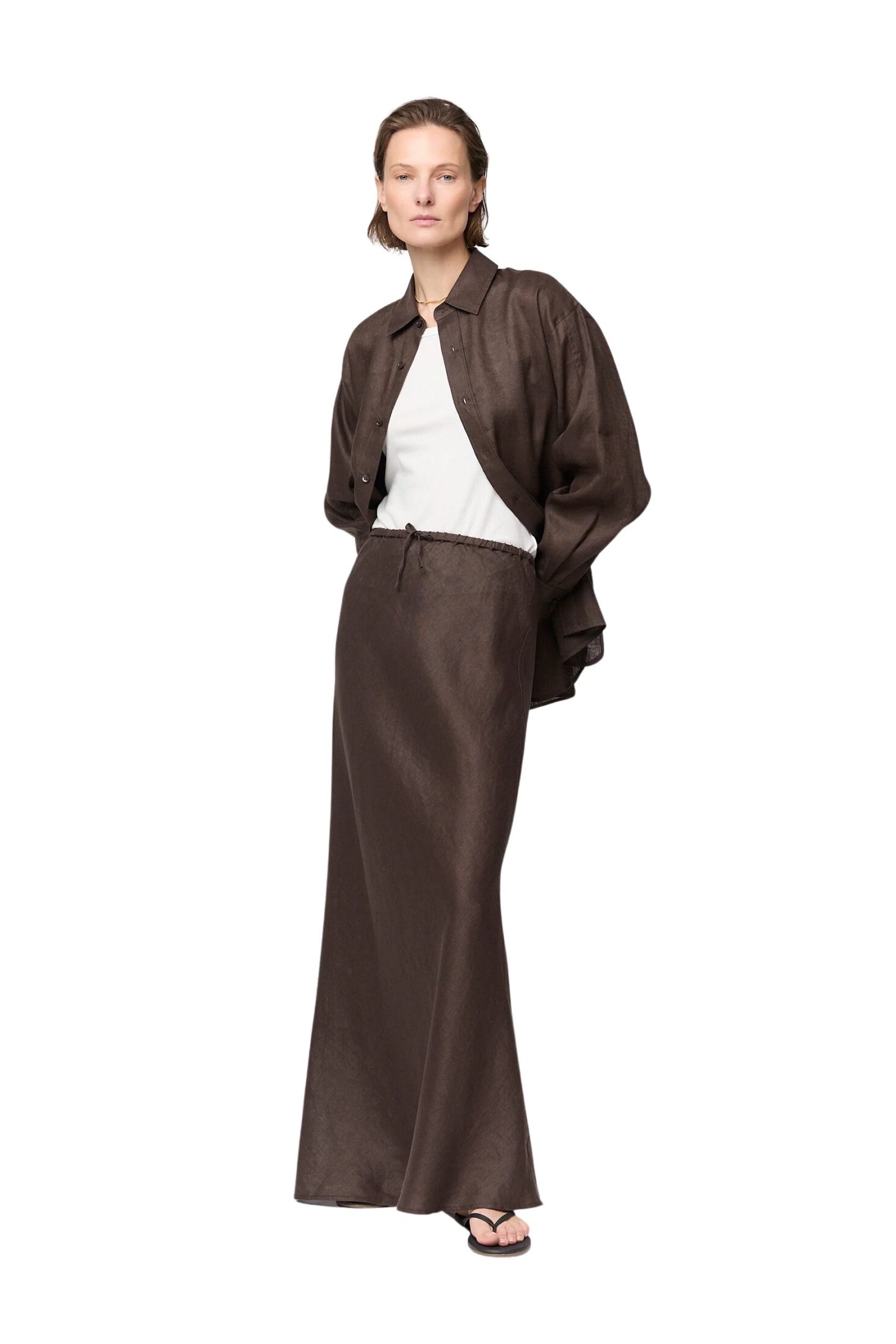 fwss_summer_26_linen_coastal_shirt_chocolate_brown_riviera_ribbed-tank_salt_linen_siena_skirt_chocolate_brown_jpg_e07409dc-a964-426f-a791-7f4dcb218fb6
