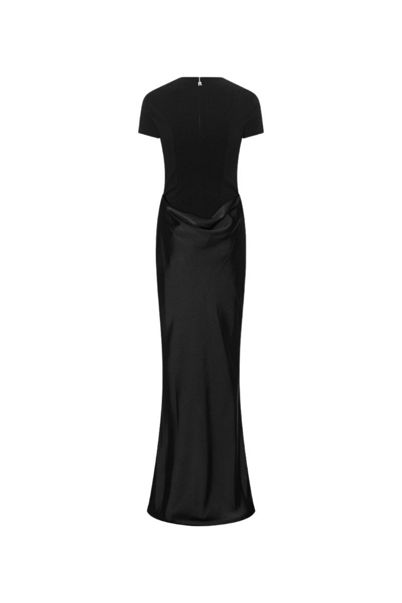 rotate_116234100_black_2_capsleeve-draped-maxi_lr rotate_116234100_black_2_capsleeve-draped-maxi_lr