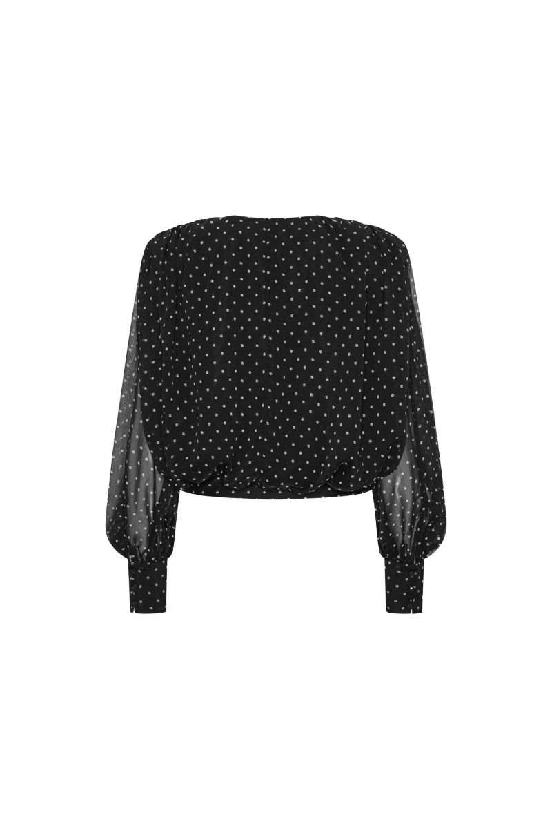 rotate_116508000_black-comb_2_ls-ruched-blouse_lr rotate_116508000_black-comb_2_ls-ruched-blouse_lr