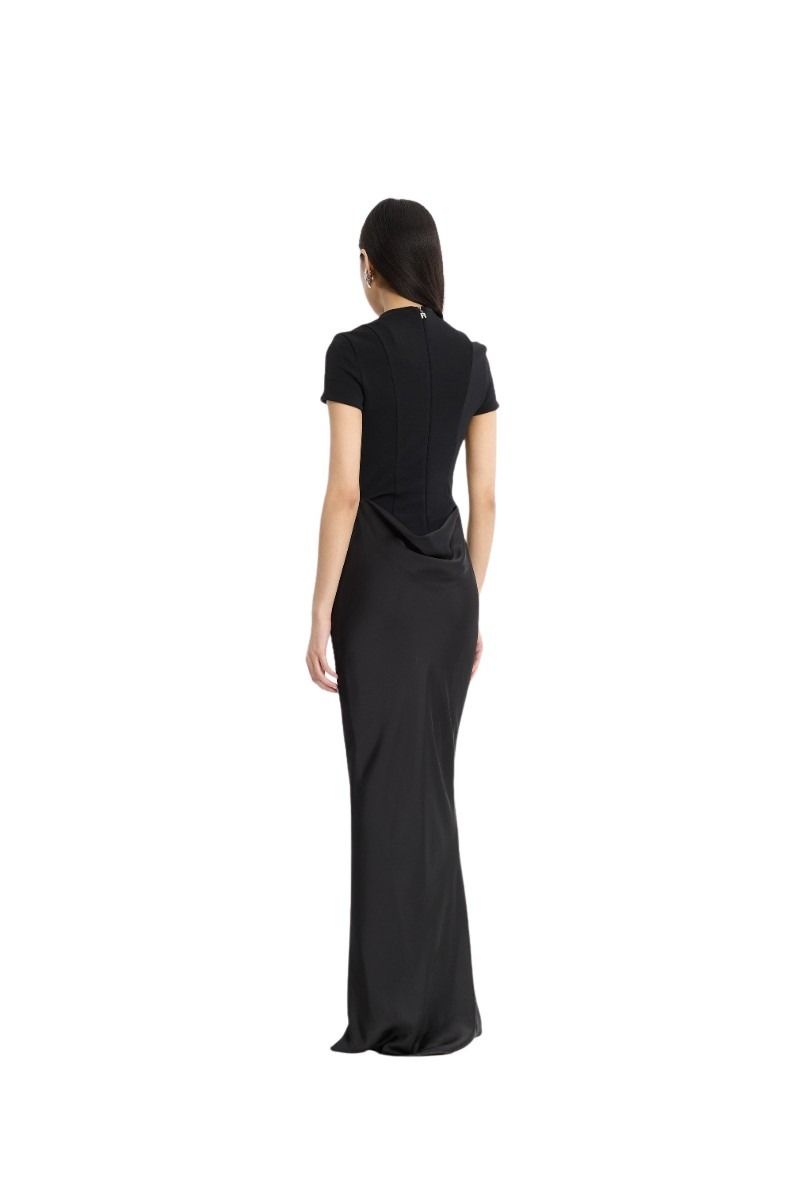 rotate_pf26__116234100_capsleeve_draped_maxi_black_model_6988_lr rotate_pf26__116234100_capsleeve_draped_maxi_black_model_6988_lr