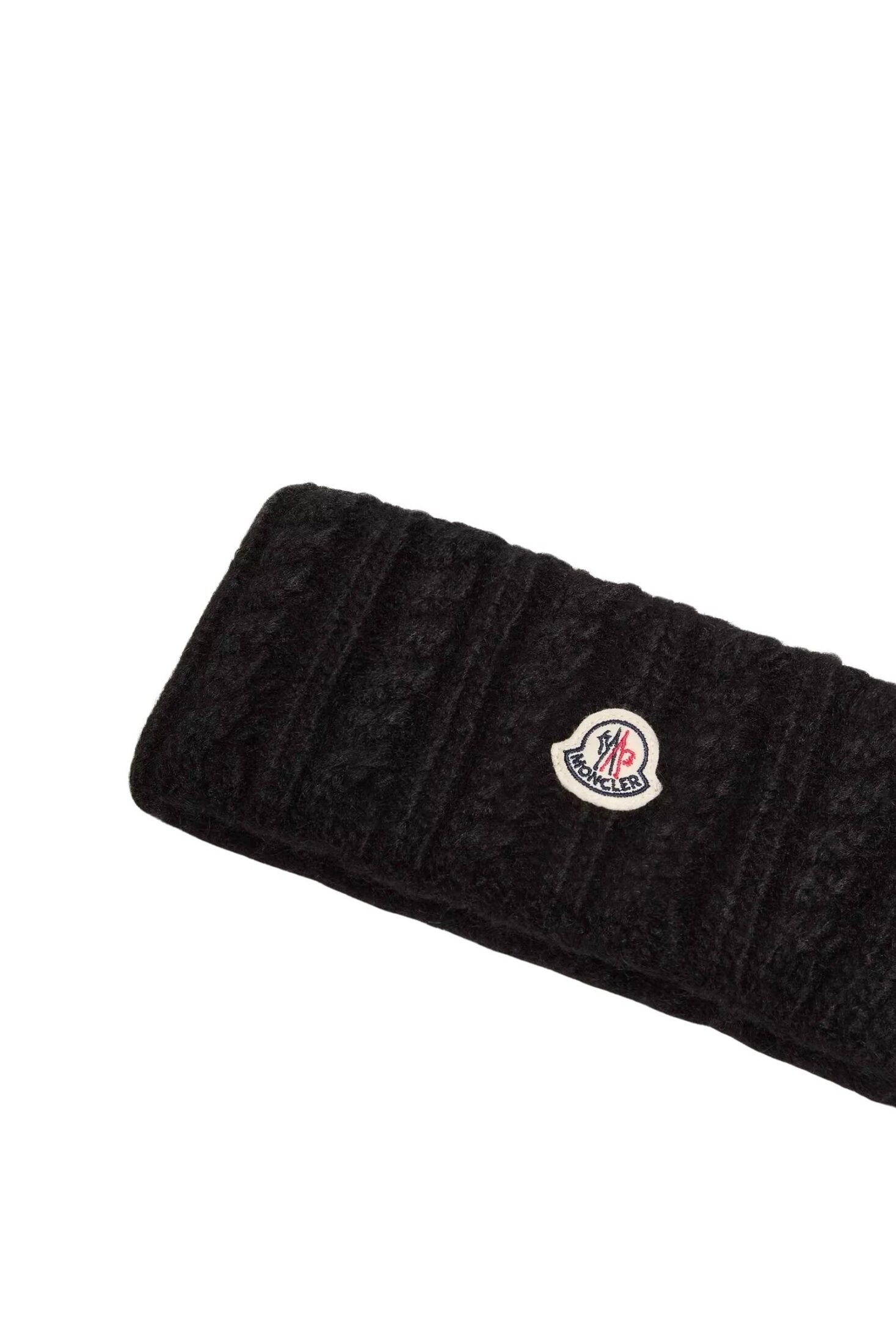 cable-knit-alpaca-blend-headband-women-black-moncler-2 cable-knit-alpaca-blend-headband-women-black-moncler-2