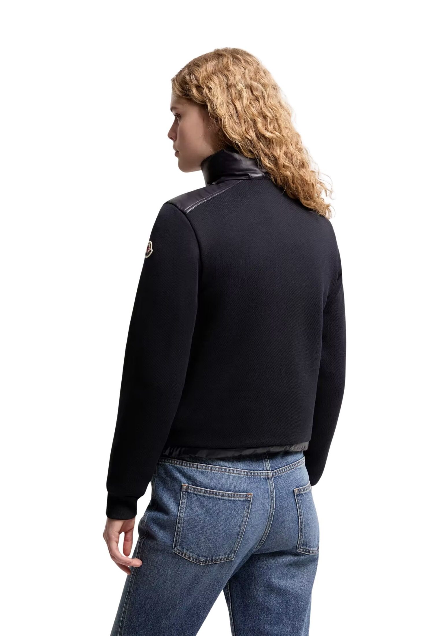 cotton-zip-up-sweatshirt-with-nylon-front-women-dark-blue-moncler-4 cotton-zip-up-sweatshirt-with-nylon-front-women-dark-blue-moncler-4