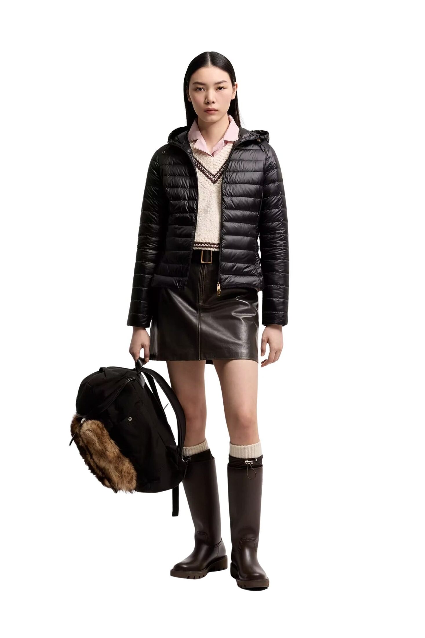igelhood-short-down-jacket-women-black-moncler-0 igelhood-short-down-jacket-women-black-moncler-0