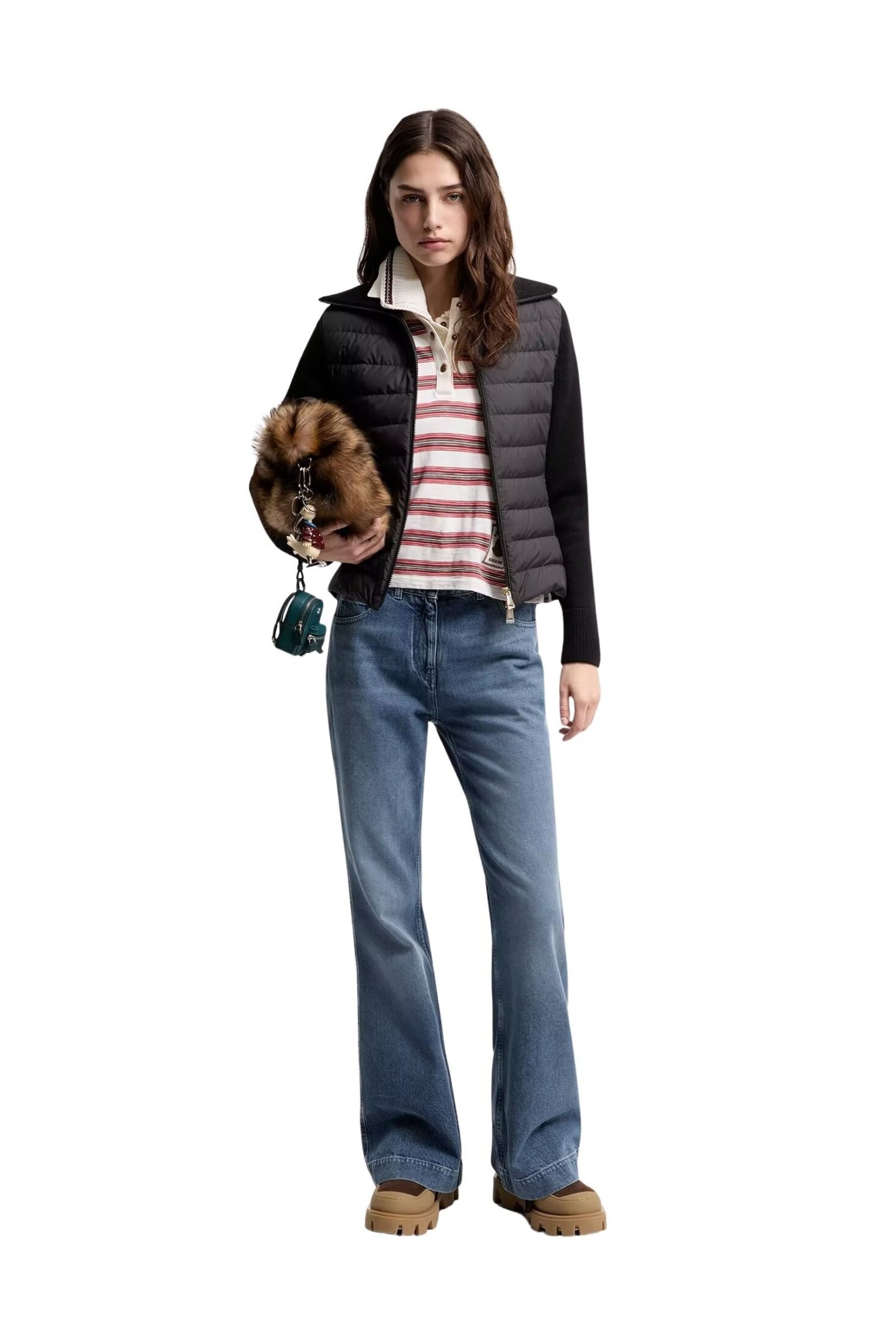 padded-zip-up-wool-cardigan-women-black-moncler-0 padded-zip-up-wool-cardigan-women-black-moncler-0