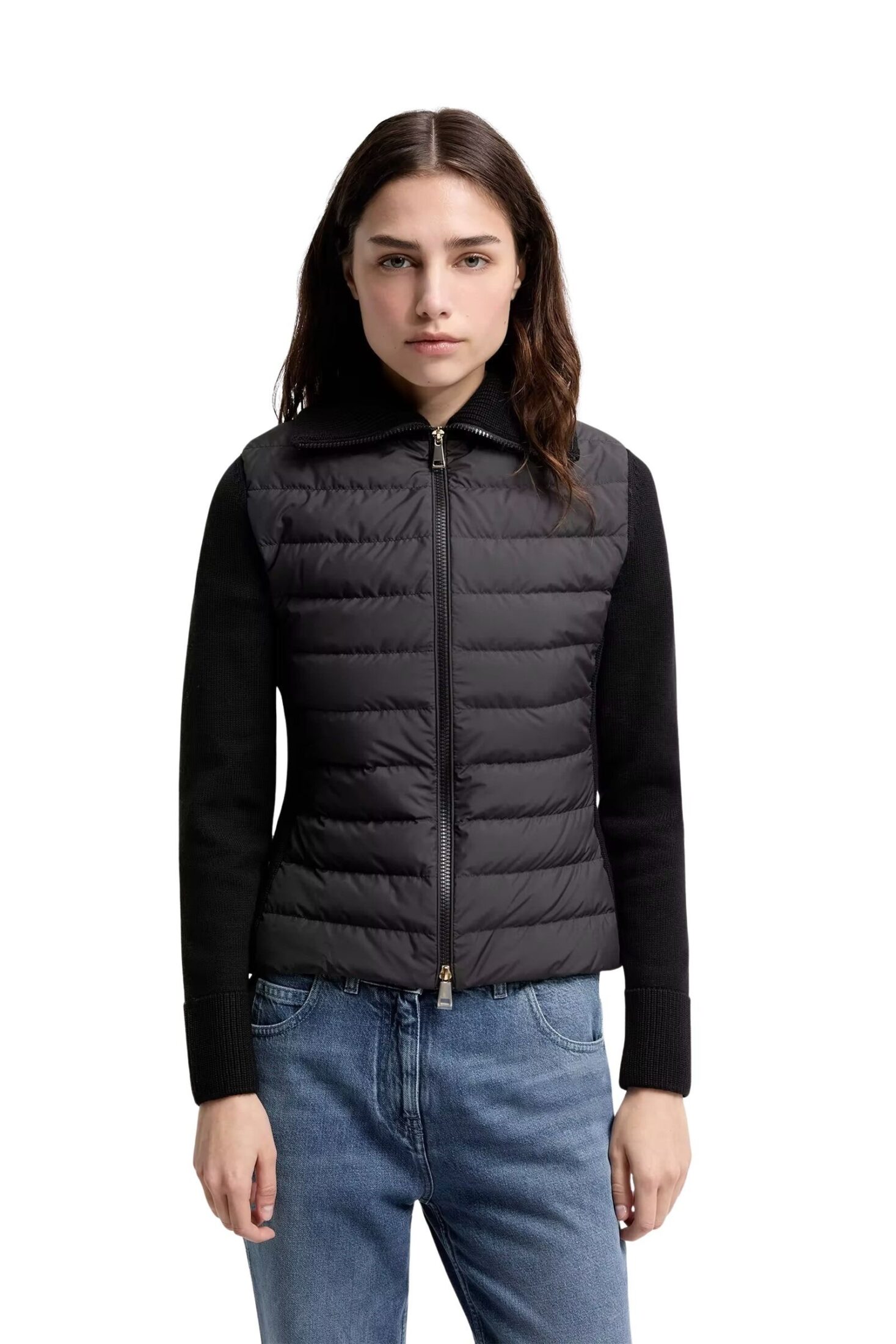 padded-zip-up-wool-cardigan-women-black-moncler-3 padded-zip-up-wool-cardigan-women-black-moncler-3