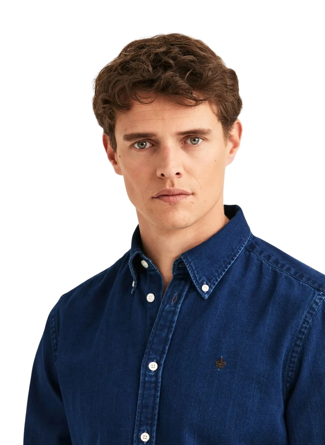 2918_853ad943f3-801828-indigo-herringbone-shirt-slim-fit-56-blue-4-medium 2918_853ad943f3-801828-indigo-herringbone-shirt-slim-fit-56-blue-4-medium