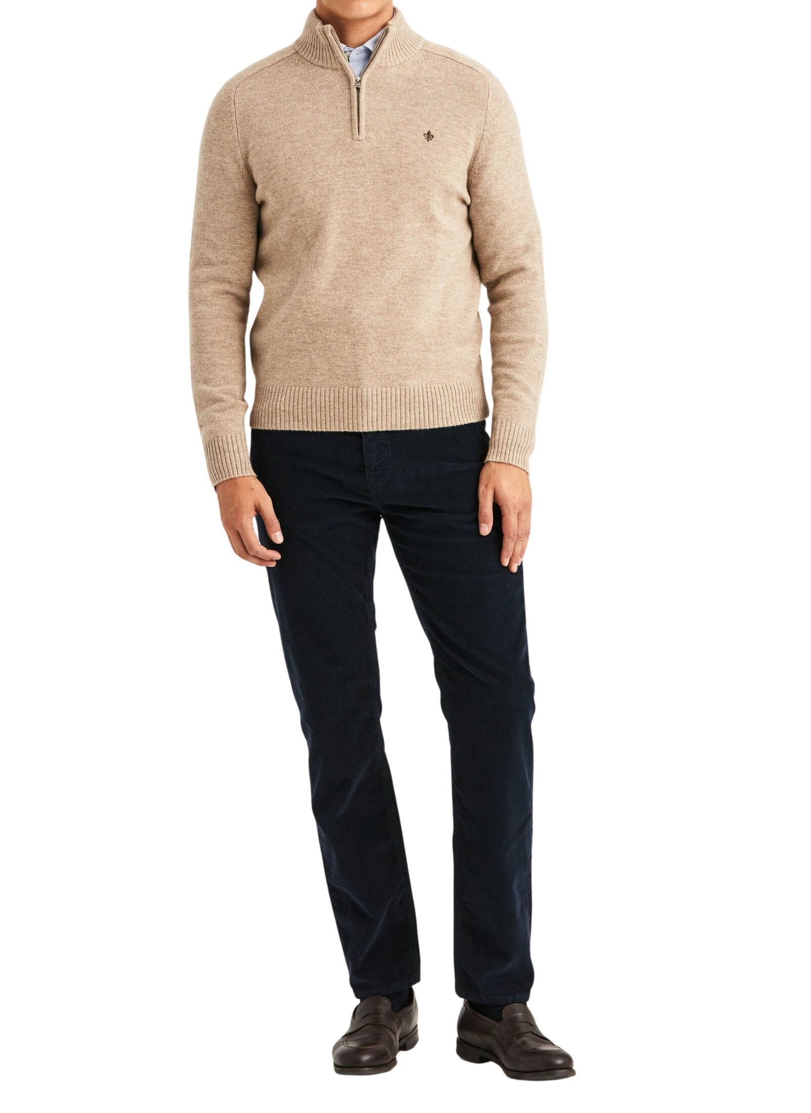 901478 hertford half zip 05 khaki 2 901478-hertford-half-zip-05-khaki-2