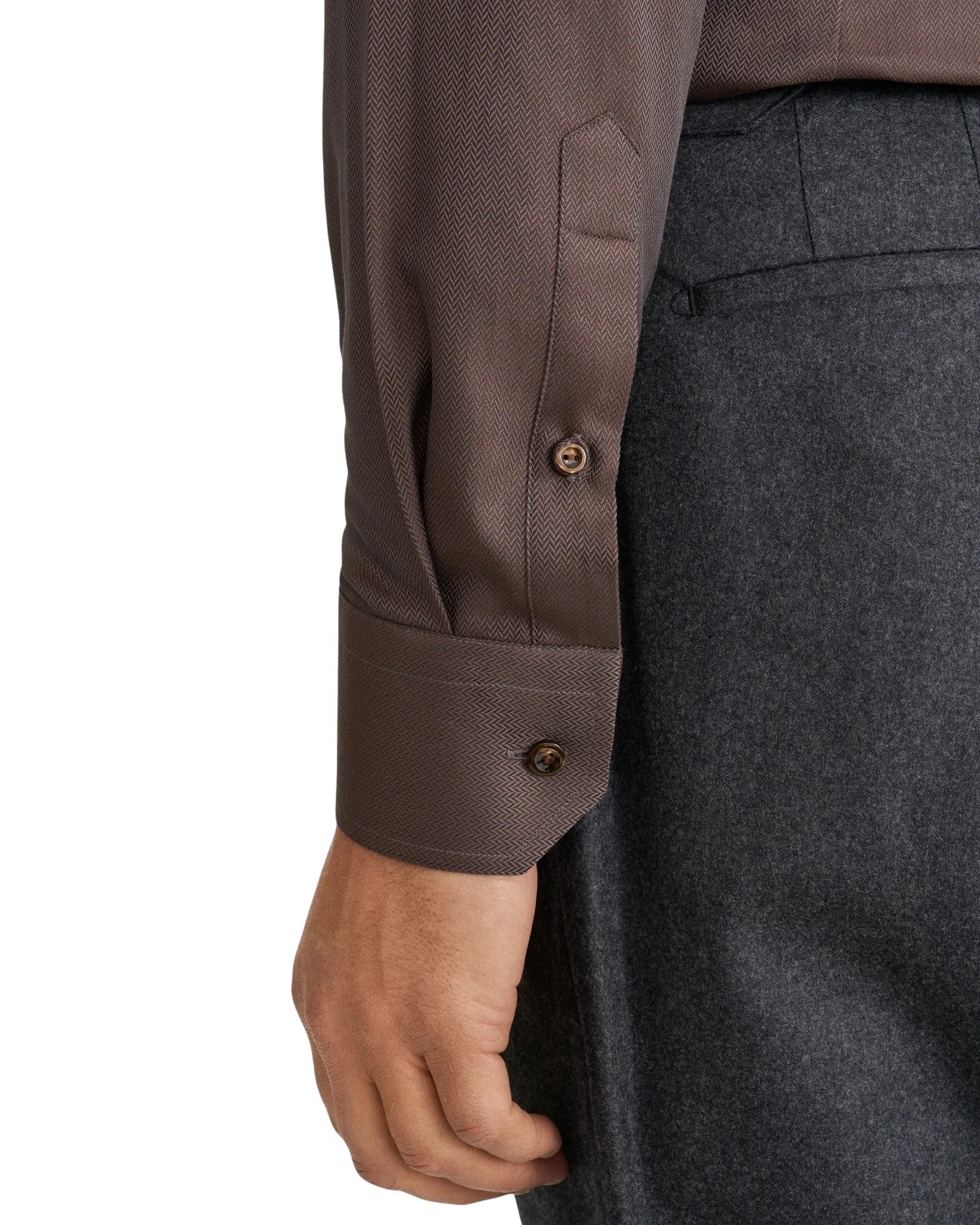 dark-brown-herringbone-signature-twill-shirt_2026-07-01t091549878z dark-brown-herringbone-signature-twill-shirt_2026-07-01t091549878z