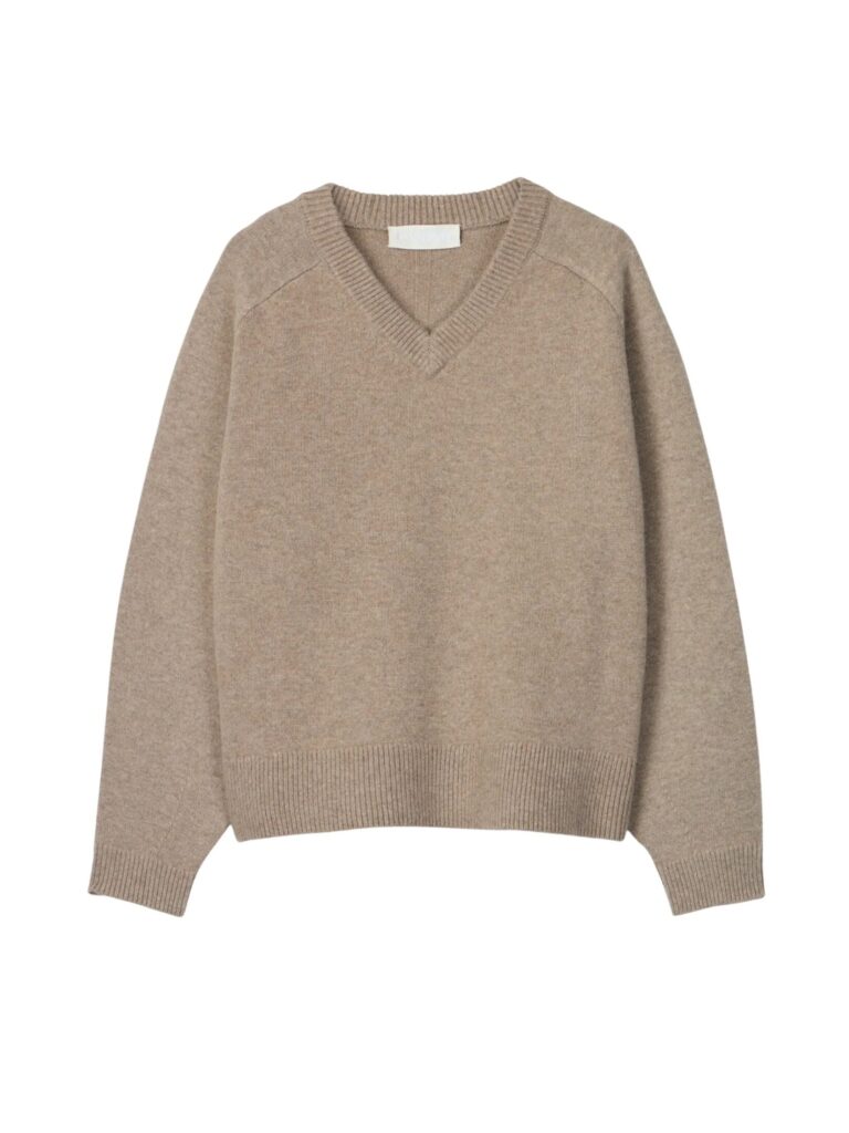 fwss_fall_2026_harbour_v_neck_sweater_wheat