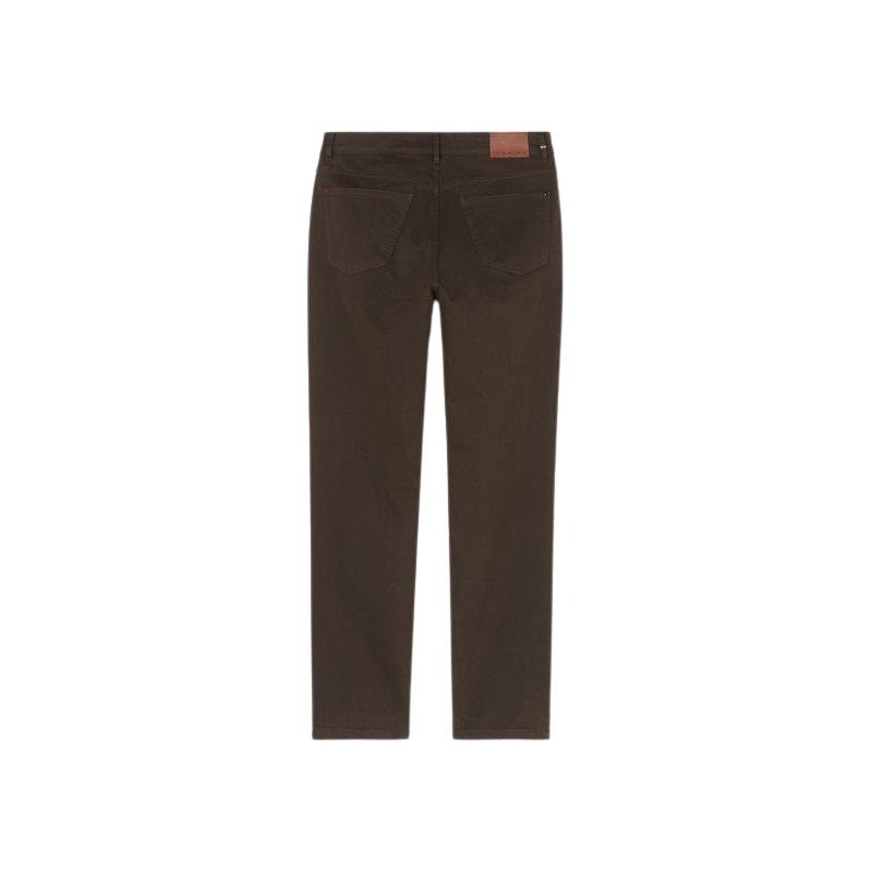 oscar-jacobson_slim-fit-5-pocket-stretch-peached-cotton_brownelk_54921987_535_back oscar-jacobson_slim-fit-5-pocket-stretch-peached-cotton_brownelk_54921987_535_back