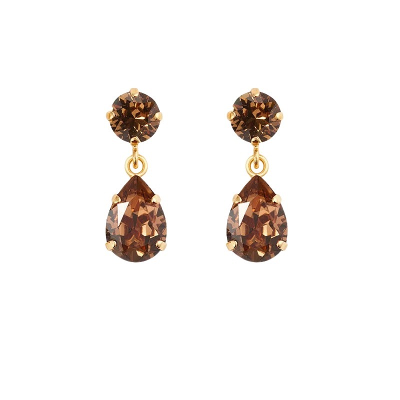 minidrop-earrings-reclightsmokedtopaz-gold